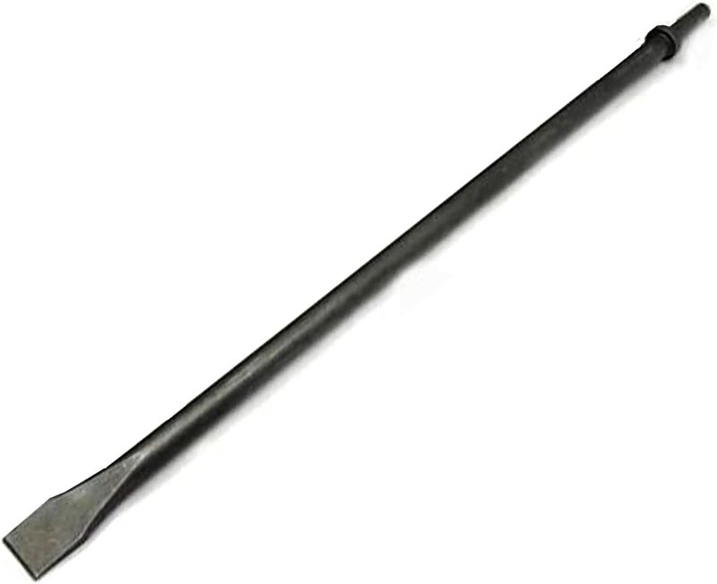 Phyxlyn Scraper 3/4" Width 18" Long Flat Chisels Air Pneumatic Hammer Chisel with Round Collar for Concrete and Tile Chisel, Air Hammer Punch Chipping Bits Tool, Cr-Mo Alloy Steel - Image 1